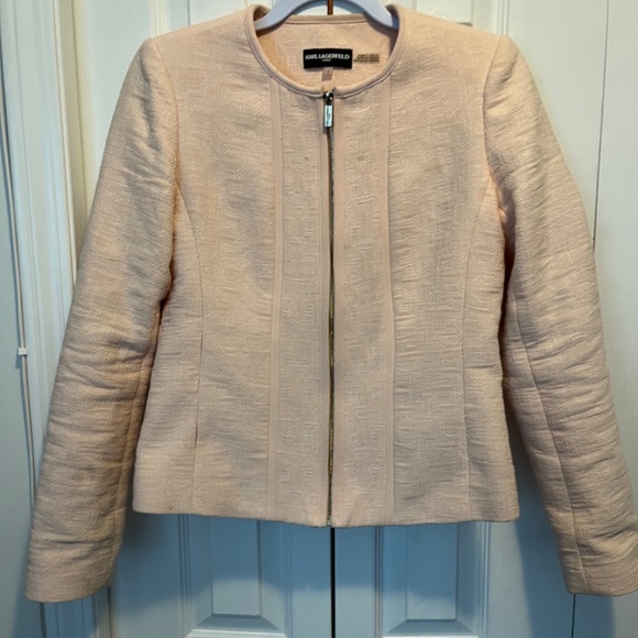 Karl Lagerfeld size 2 zippered jacket - Picture 6 of 14